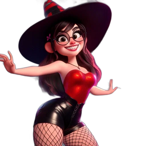 hat, dress, cartoon, concept art transparent PNG cut-out