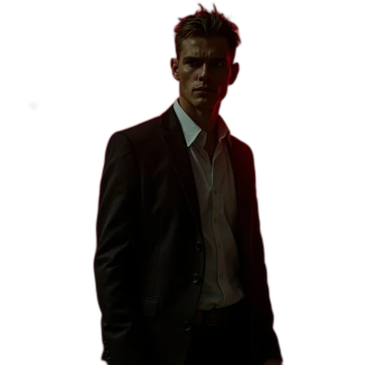 staff, jacket, face, mask transparent PNG cut-out