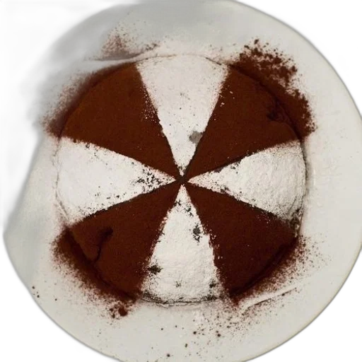 food, round, cake, white transparent PNG cut-out