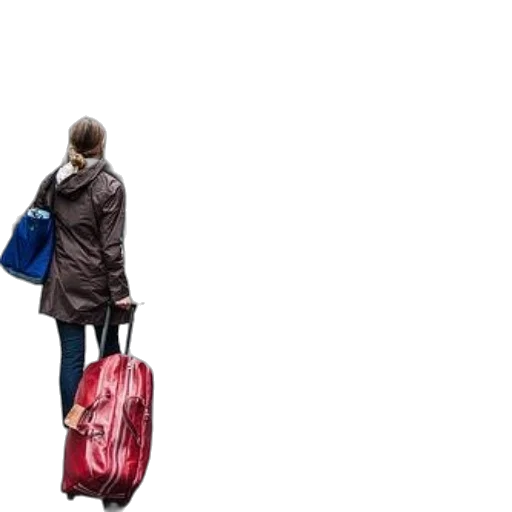 jacket, bustling, city, street transparent PNG cut-out