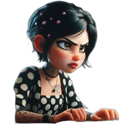 jewelry, staff, face, dress transparent PNG cut-out