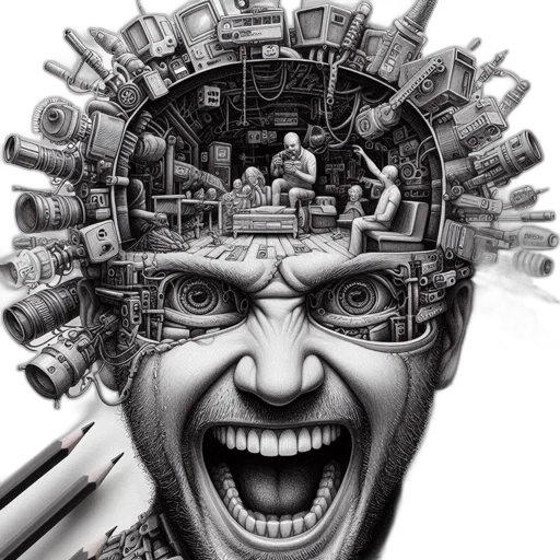 mask, robot, face, cyberpunk transparent PNG cut-out