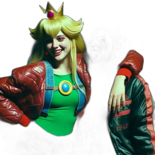 jacket, crown, concept art, 3d render transparent PNG cut-out