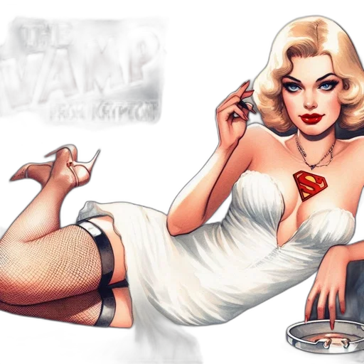 comic book art, concept art, cartoon, fantasy art transparent PNG cut-out