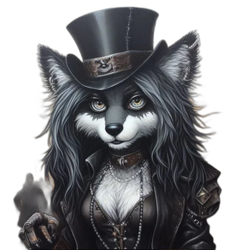 hat, staff, jacket, mask transparent PNG cut-out