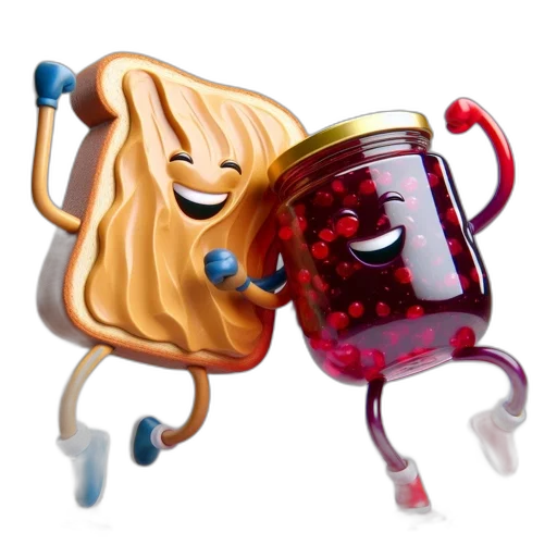 food, concept art, 3d render, pixel art transparent PNG cut-out