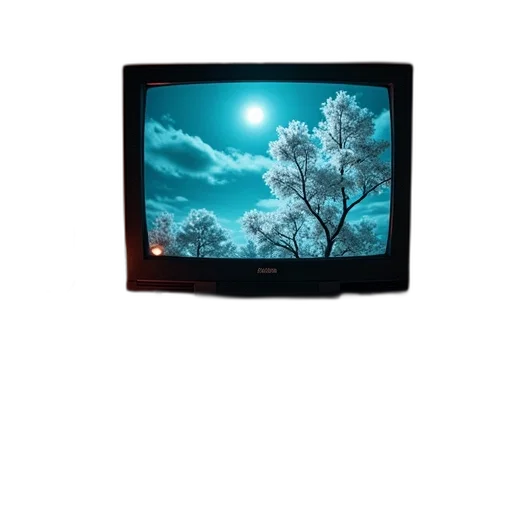 tree, furniture, 3d render, vaporwave transparent PNG cut-out