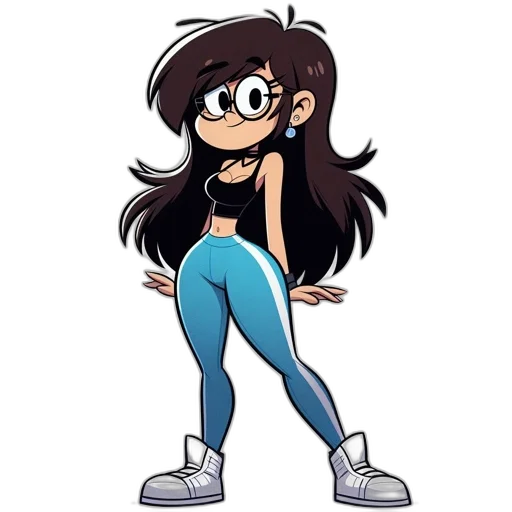 staff, hair, jacket, dress transparent PNG cut-out