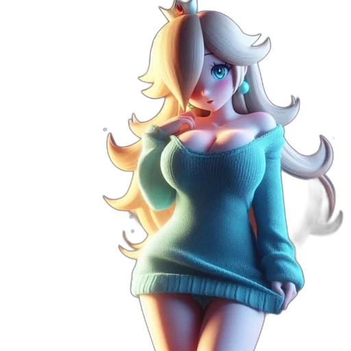 dress, jacket, 3d render, concept art transparent PNG cut-out