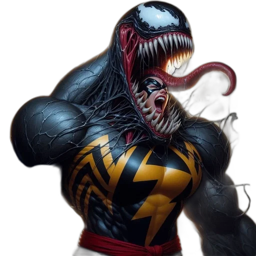 creature, mask, animal, comic book art transparent PNG cut-out