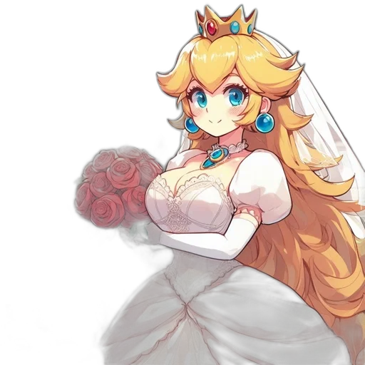 crown, dress, pixel art, concept art transparent PNG cut-out