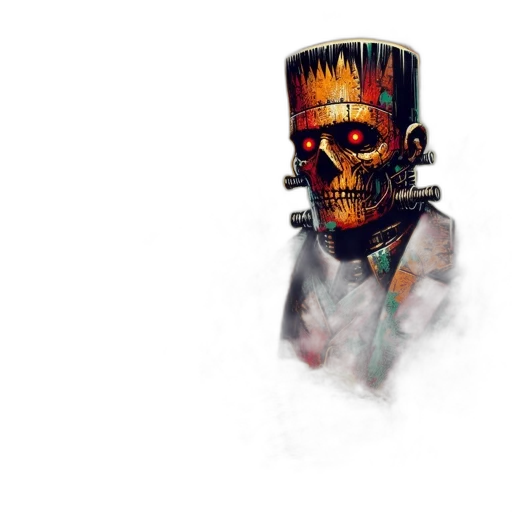 robot, mask, face, creature transparent PNG cut-out