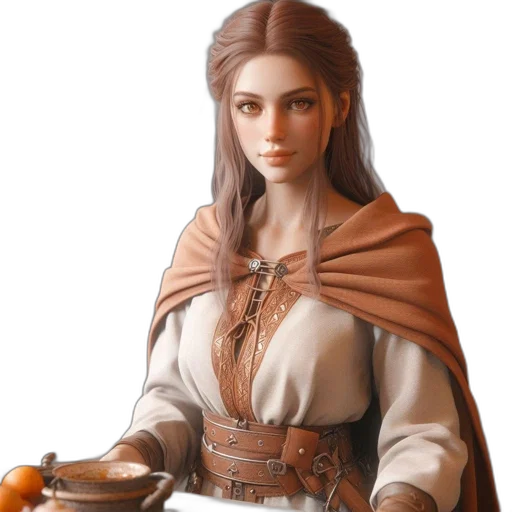 staff, jewelry, dress, fantasy art transparent PNG cut-out