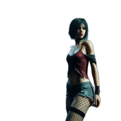 dress, weapon, concept art, 3d render transparent PNG cut-out