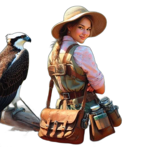 animal, staff, hat, concept art transparent PNG cut-out