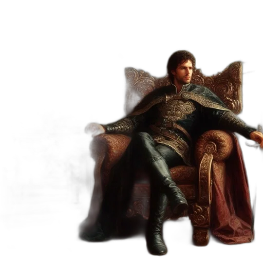 furniture, jacket, sword, dragon transparent PNG cut-out