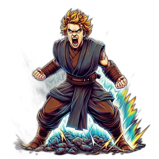 staff, sword, dragon, hair transparent PNG cut-out