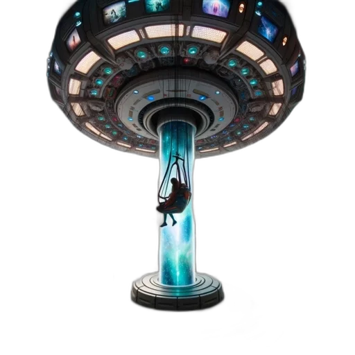 robot, staff, hat, weapon transparent PNG cut-out