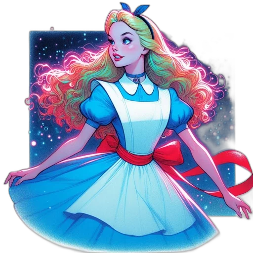 dress, staff, concept art, comic book art transparent PNG cut-out