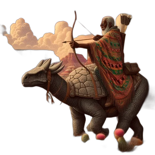 animal, dragon, staff, creature transparent PNG cut-out