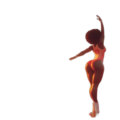 dress, staff, hair, robot transparent PNG cut-out