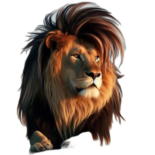 animal, hair, crown, staff transparent PNG cut-out