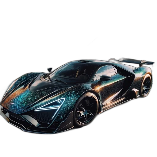 car, 3d render, photorealistic, concept art transparent PNG cut-out