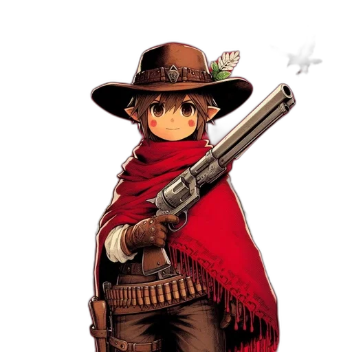 weapon, staff, hat, pixel art transparent PNG cut-out