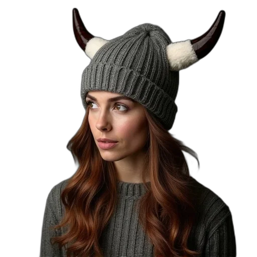 hat, dragon, woman, wearing transparent PNG cut-out
