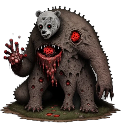 creature, animal, staff, concept art transparent PNG cut-out