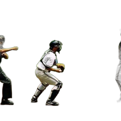concept art, pixel art, 3d render, baseball transparent PNG cut-out