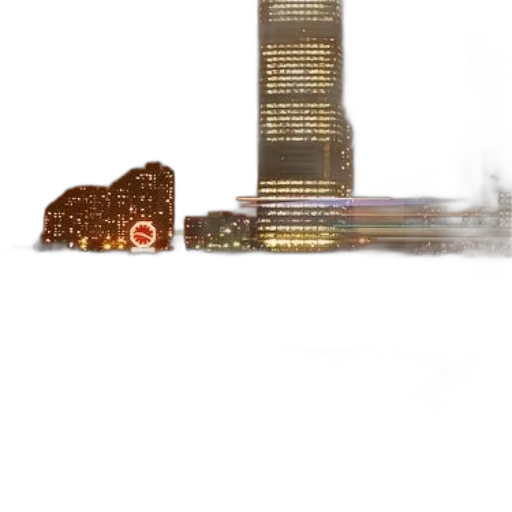 building, concept art, photorealistic, 3d render transparent PNG cut-out