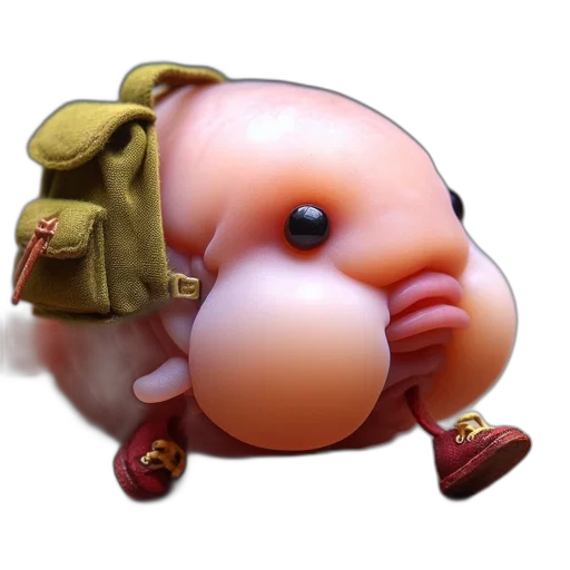 creature, animal, face, 3d render transparent PNG cut-out