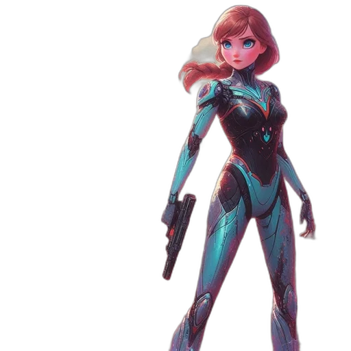 weapon, robot, concept art, comic book art transparent PNG cut-out