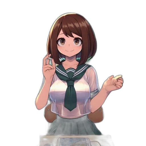dress, staff, creature, robot transparent PNG cut-out