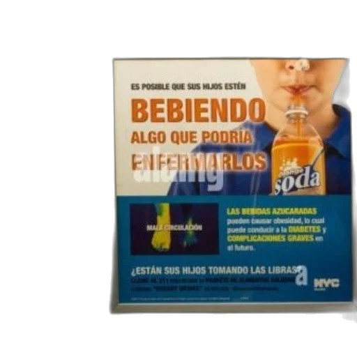 poster, spanish, warns, against transparent PNG cut-out