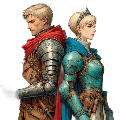 sword, fantasy art, concept art, comic book art transparent PNG cut-out