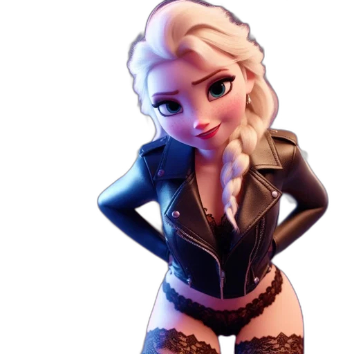 jacket, cartoon, concept art, 3d render transparent PNG cut-out