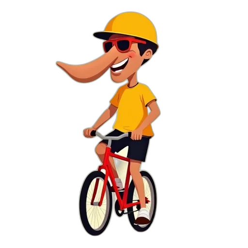 staff, cartoon, 3d render, photorealistic transparent PNG cut-out