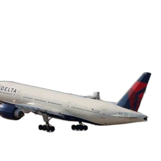 delta, air, lines, airplane transparent PNG cut-out
