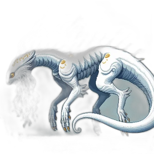 dragon, creature, animal, staff transparent PNG cut-out
