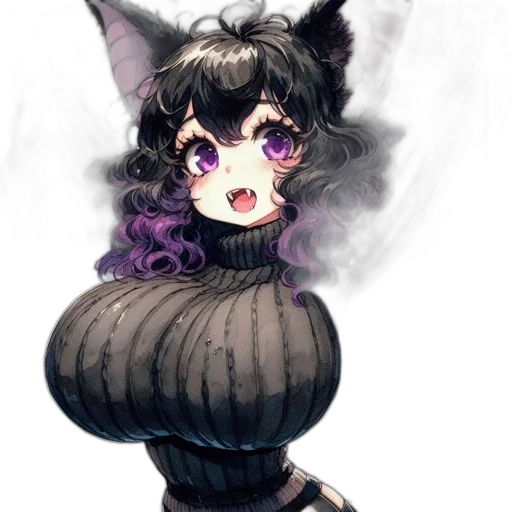 dress, creature, hat, staff transparent PNG cut-out