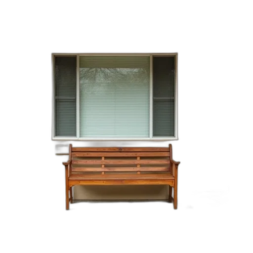 furniture, 3d render, brown, wooden transparent PNG cut-out