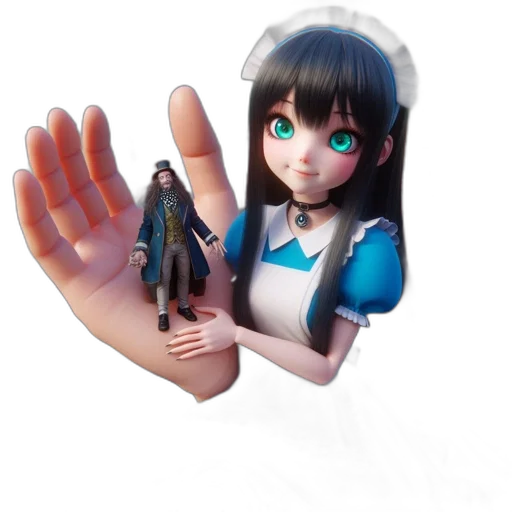 robot, weapon, staff, creature transparent PNG cut-out