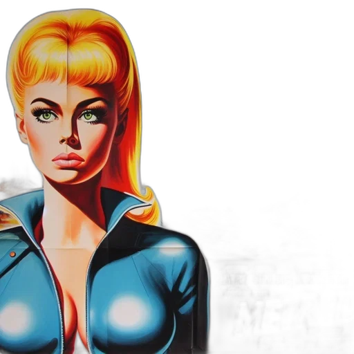 jacket, comic book art, concept art, cartoon transparent PNG cut-out