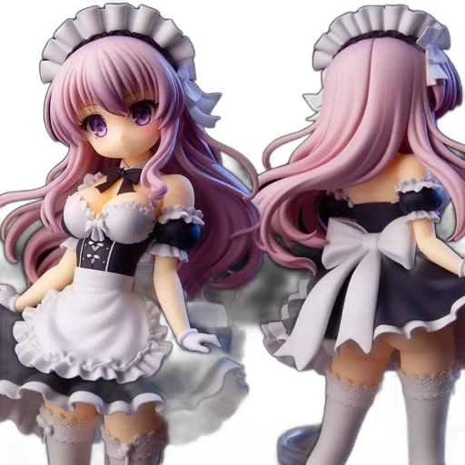 3d render, concept art, monochrome, anime-styled transparent PNG cut-out