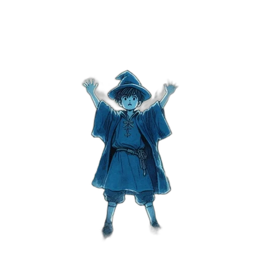 hat, staff, jacket, concept art transparent PNG cut-out