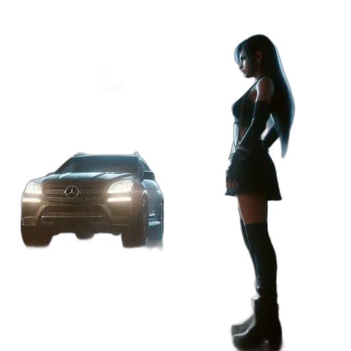 car, robot, weapon, dress transparent PNG cut-out