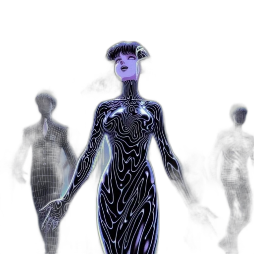 dress, robot, creature, concept art transparent PNG cut-out