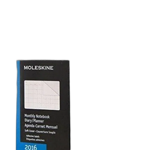 monochrome, moleskine, monthly, notebook transparent PNG cut-out